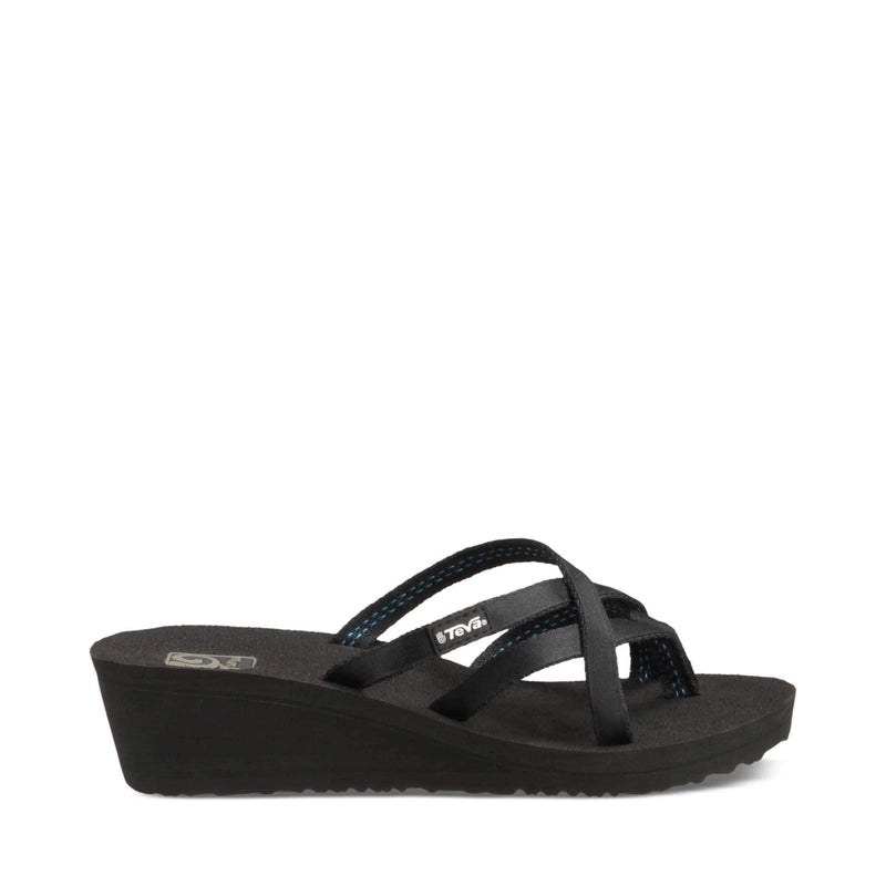 Teva Women's W Mush Mandalyn Wedge Ola 2 Flip-Flop, Black, 9 M US - Image 1